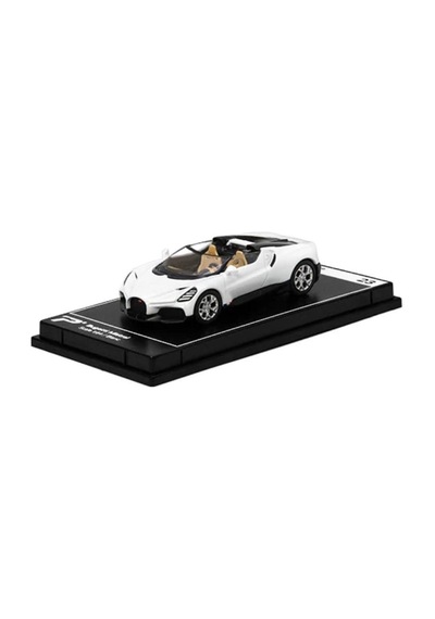 Hyper Car Bugatti Mistral Blanc -league Collection 1/64 Model Araba