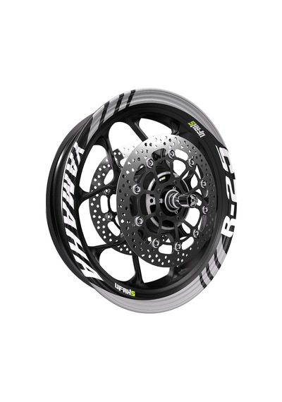 Yamaha R25 Geniş Jant Şeridi Gri