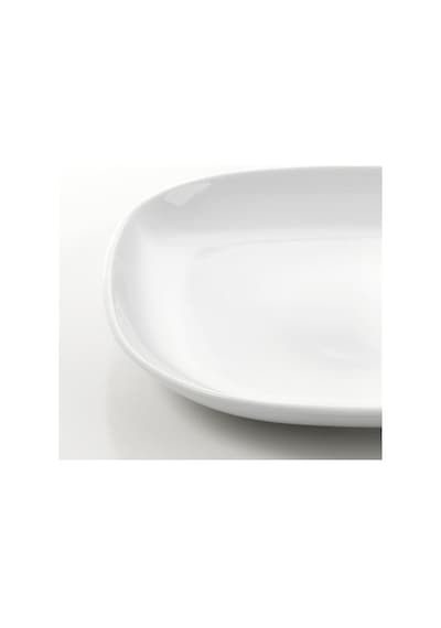 Ikea Vardera Porselen 6 Kişilik 18 Parça Yemek Takımı 18-25 Cm Beyaz Kare