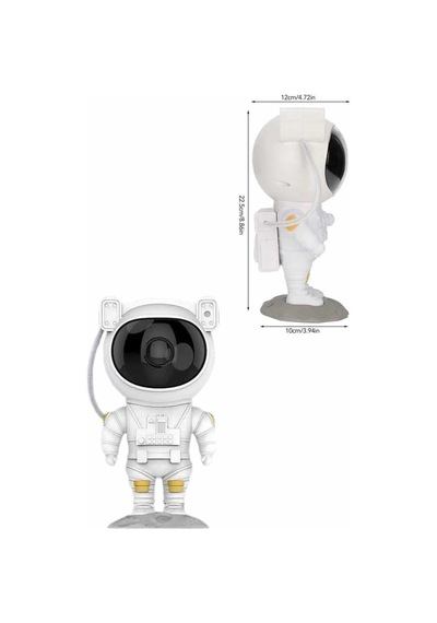 Mey İthalat Astronot Şeklinde Bluetooth Hoparlör Gökyüzü Kumandalı Aydınlatma Lamba