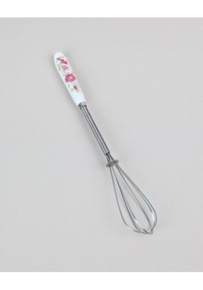 Mini Boy Çırpıcı 19cm Porselen Saplı Paslanmaz Çelik Küçük Boy Diğer