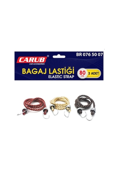 Bagaj Ahtapotu Lastik 80 180cm 3 Lü Set