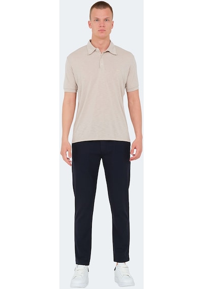 Slazenger KATSURO Erkek Polo Yaka Bej Tişört