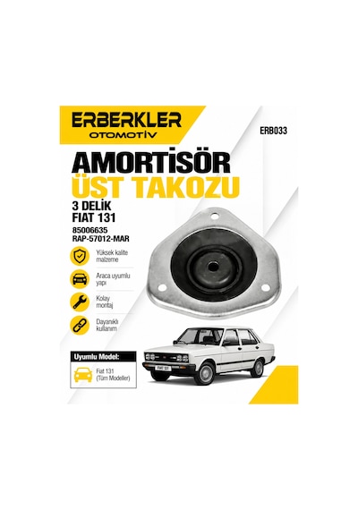 85006635 Amortısor Ust Takozu 3 Delık Fıat 131 Rap-57012-mar - Erb1930