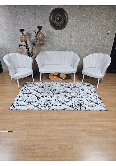 Zafir Papatya Çay Seti Koltuk Takımı Beyaz Boyalı Sivriltme Ayak, Balkon, Salon, Ofis, Cafe Koltuk Takımı Krem Zafir Papatya Çay Seti Koltuk Takımı Beyaz Boyalı Sivriltme Ayak, Balkon, Salon, Ofis, Cafe Koltuk Takımı Krem