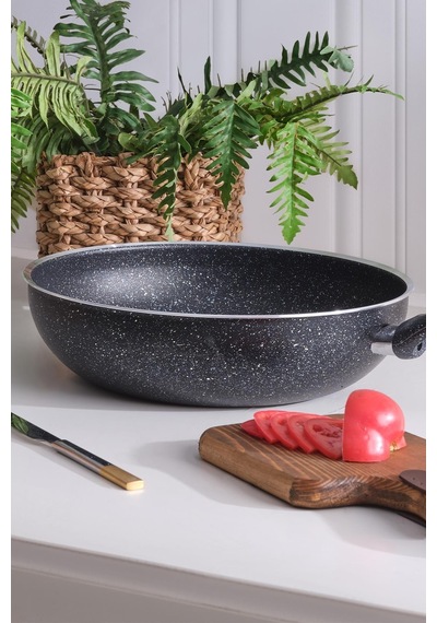 Wok Tava 26 Cm Granit Derin Vok Tavası