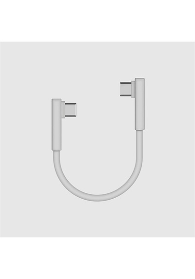 Sharge L Tipi Usb-c Kablo: Dayanıklı Ve Ergonomik Şarj - Siyah