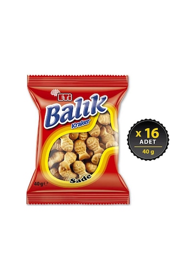 Eti Balık Kraker 16 x 40 G