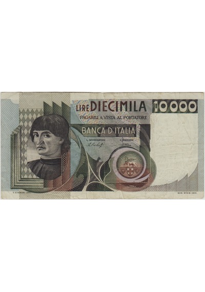 İtalya 10.000 Liret 1976 Çok Temiz+
