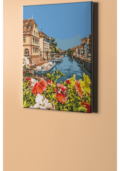 Webstyle Sayılarla Boyama Seti Kasnaklı Köprüden Köprüye Bakış 40 X 50 Cm
