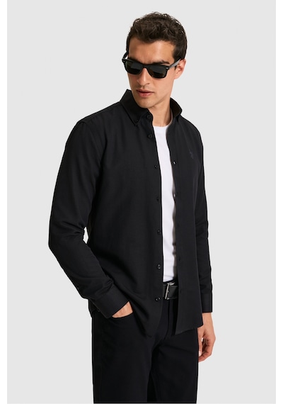 U.s. Polo Assn. Erkek Siyah Gömlek Basic 50324708-vr046