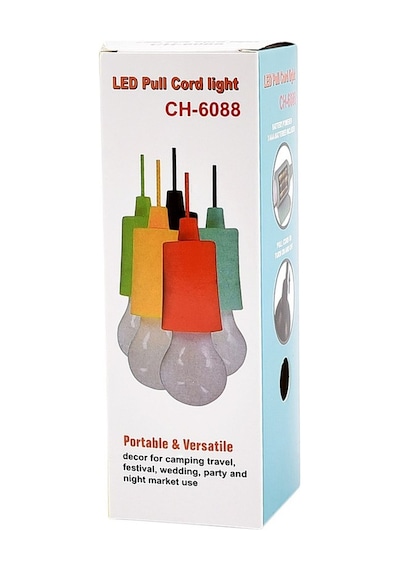 Cord Light Ch-6088 E27 Duy İpli Çek Yak Lamba Mor Pull