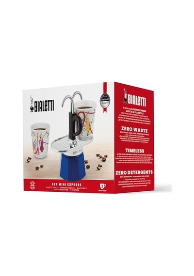 Mini Ocak Üstü Espresso Pişirici 2 Cups - Lichtenstein Serisi