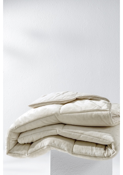 Yataş Bedding Macaron Çift Kişilik Wellsoft Yorgan - Krem