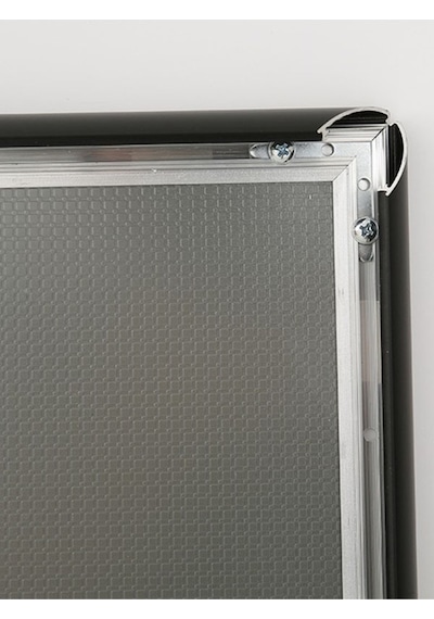 B1 70x100 Siyah Alüminyum Çerçeve Açılır Kapanır Gönye Köşe 25mm
