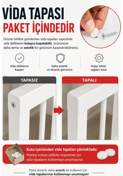 150x50 + 48x50 Beyaz Hemnes Divan Bariyer, Trabzan, Korkuluk Beyaz - 814398930