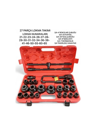 Melzohome 27 Parça Lokma Takımı