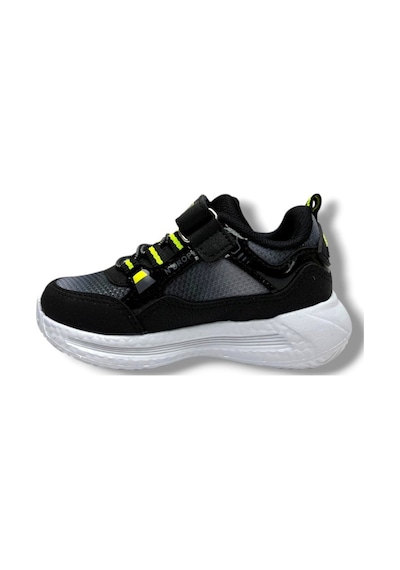 Ndrops 028-26 Anorak Anatomik Çocuk Sneaker Siyah Sarı 26-30 Siyah