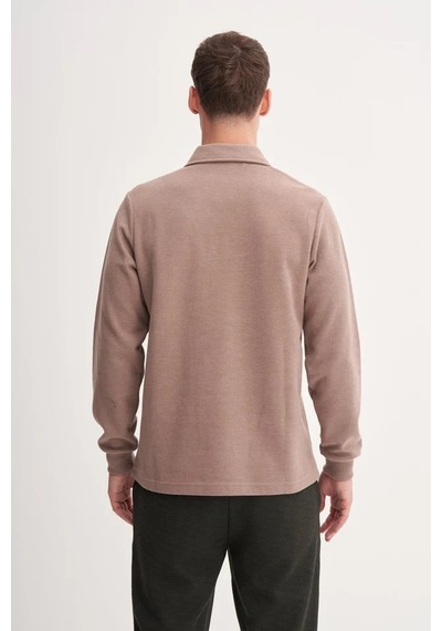 Cazador Caz 56460 Selanik Polo Yk. Sweat Erkek Camel 26kc56460-950