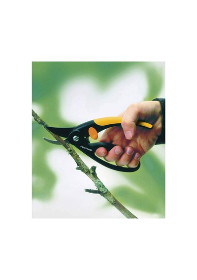 Bypass Bahçe Makası, Taze Dallar Ve Dallar İçin, Yapışmaz Kaplama, Yüksek Kaliteli Çelik Bıçaklar, Uzunluk: 20 Cm, Siyah/turuncu, Elegance, P44, 1001534