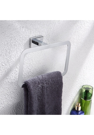 Fause Halka Daire Havluluk Line Krom