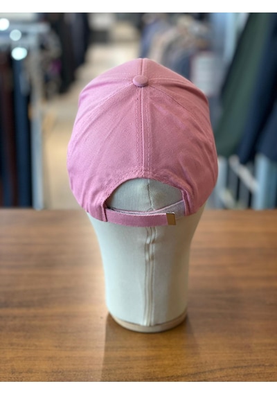 Hamze Düz Basic Pamuklu Unisex Cap Şapka Pembe