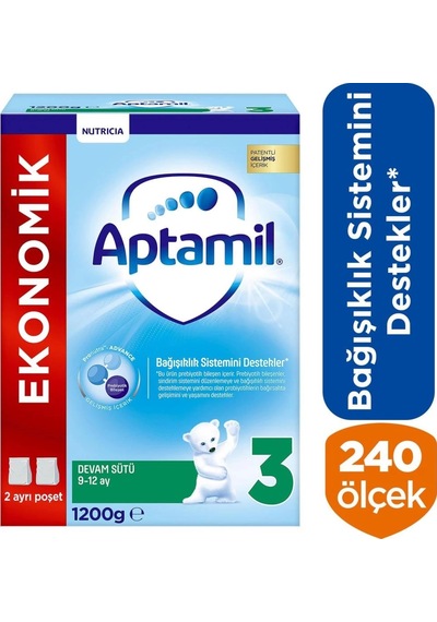Aptamil Devam Sütü 9-12 Ay No:3 1200 G
