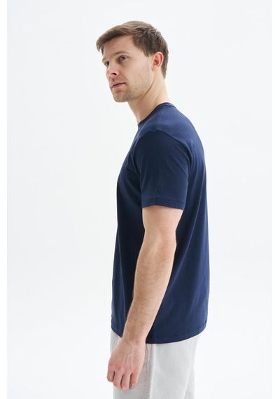 AR-MA Arma Erkek Regular Fit Basic Süprem Bisiklet Yaka Tişört Y29344472002 Lacivert