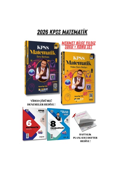 2026 Kpss Atölye Serisi Genel Yetenek Matematik Video Ders Ve Soru Bankası Mehmet Bilge + 2 Deneme