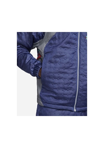 Nike Air Jordan Clot Woven Full Zip Ceket Lacivert Kırmızı Dj9742-414 Mavi
