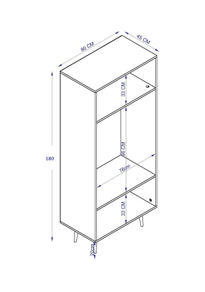 Floradesign Aden Aynalı Gardırop / Elbise Dolabı / İki Kapaklı Gardırop