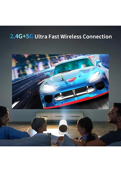 Osiuujkw Hy300 Pro Led Projektör Android 11.0 Wifi 6 Bt 5.0