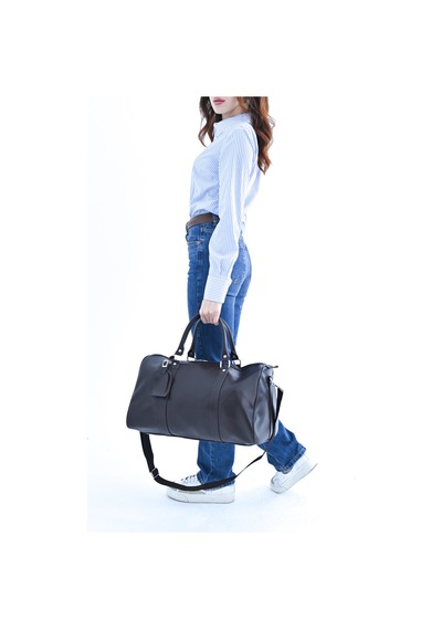 My Free Bag Gk Siyah Deri Unisex İş, Seyehat, Spor İçin El Çantası / Valizi Siyah