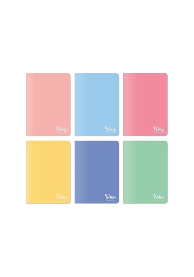 Colors A4 60 Yaprak Kareli Defter 3'lü Paket, Mor, Yeşil, Sarı Çok Renkli