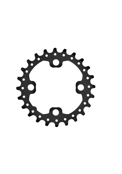 Shimano Aynakol Dişlisi Deore Fc-m617 2x10 24t Açık Mavi - Mavi - Siyah