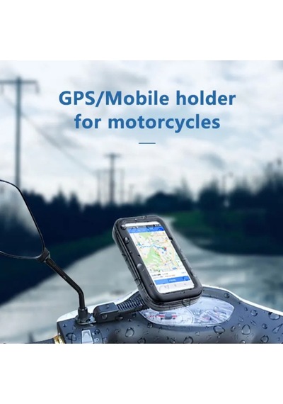 Motor, Motosiklet, Scooter Ve Bisikletler İçin Su Geçirmez Telefon Tutucu Çanta Dayanıklı Ve Güvenli