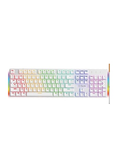 North Shield White Red Switch Türkçe Q Rgb Beyaz Mekanik Gaming Klavye Diğer