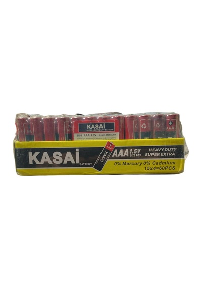 Kasai Aaa İnce Kalem Pil 1.5v Super Extra 60lı