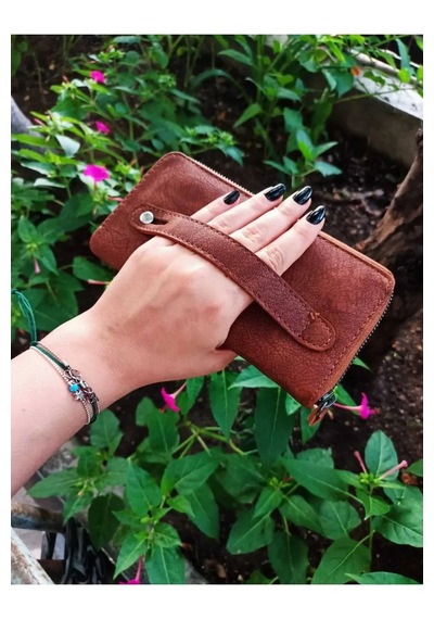Ozka Leather Collection Telefon Bölmeli Cüzdan taba