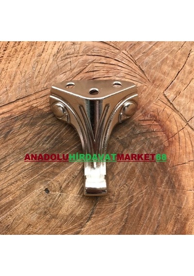 Anadoluhirdavat Dekoratif Mini Kutu Ayak 5,5Cm Kelebek Moda Ayak Nikel Renk 12Ade