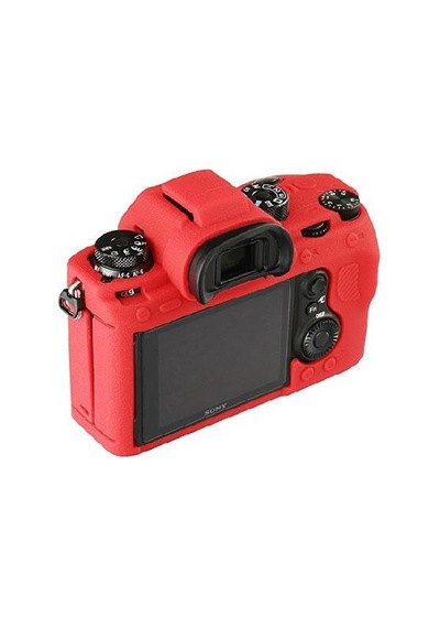 Dp Sony A7R3 Silikon Kılıf Kırmızı