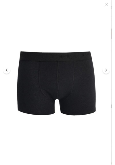 Erkek Likralı Pamuklu Elastan Boxer Siyah