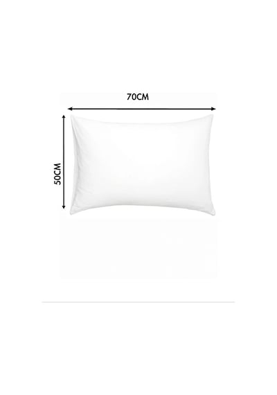 Clasy 1 Adet %100 Pamuk Yastık Dayanıklı Nefes Alabilir Yumuşak 700 Gram Beyaz