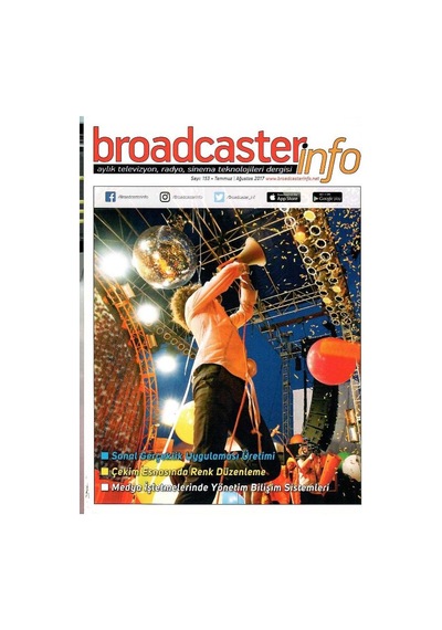 Broadcasterinfo:aylık Televizyon,radyo,sinema Teknolojileri Dergisi -sanal Gerçeklik Uygulaması Üretimi Sayı:153-temmuz/ağustos-2017 Retro Koleksiyon Eski Baskı Broadcasterinfo:aylık Televizyon,radyo,sinema Teknolojileri Dergisi -sanal Gerçeklik Uygulaması Üretimi Sayı:153-temmuz/ağustos-2017 Retro Koleksiyon Eski Baskı