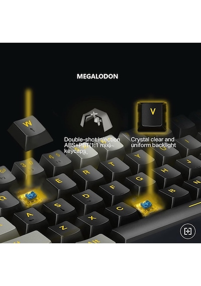 Mini T9 Mekanik Oyuncu Klavyesi Blue Switch Türkçe Mekanik Oyun Klavyesi
