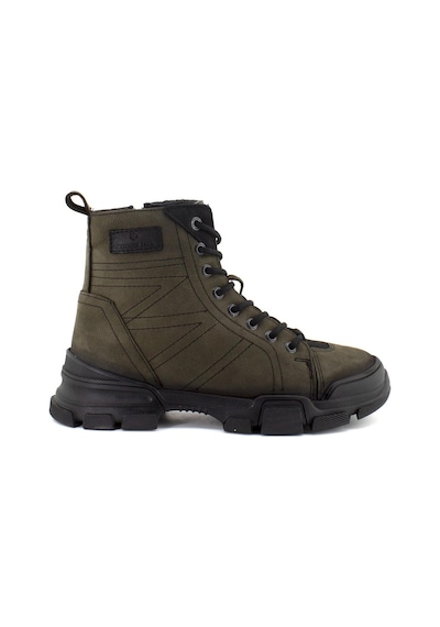 Hammer Jack 102 21520 Bonn Hakiki Deri Comfort Casual Unisex Bot Haki Nubuk