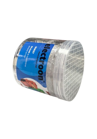 Electroon Şeffaf Cat6 Ezrj45 Açık Uçlu Soket 8p/8c - 100adet