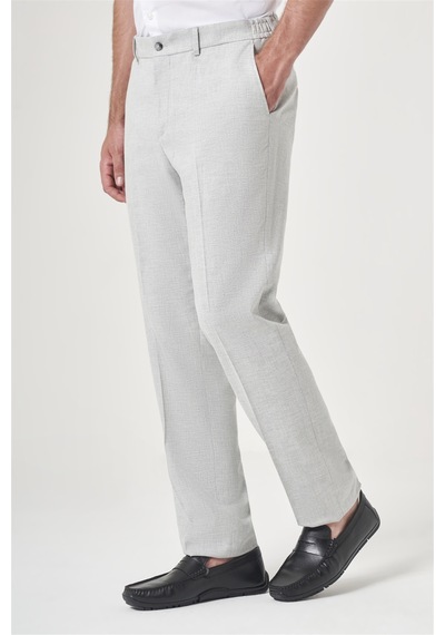 İmza Gri Yan Cep Comfort Fit Pamuklu Chino Pantolon 1003260167