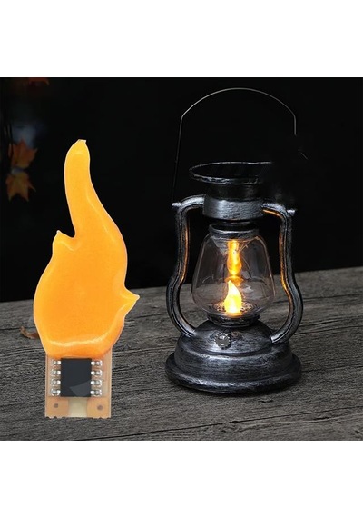Pm-17939 3volt Cob Led Flaş Mum Sarı