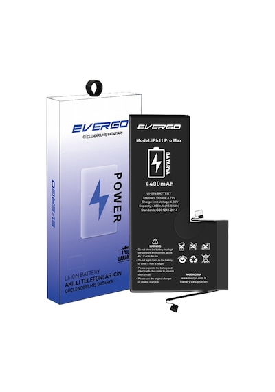 Appleıphone 11-pro-max Güçlendirilmiş Batarya Pil 4400 Mah everg